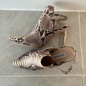 Steven Madden Snakeskin Heels